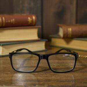 Cartier Unisex Eyeglasses Frames Only Classic Black Design Durable‎